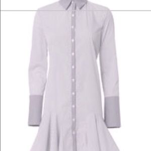Intermix Poplin button up mini dress